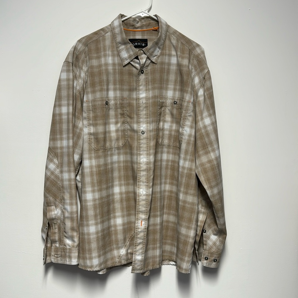 Orvis XL button down casual dress shirt.  Perfext, never worn